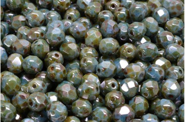 Firepolished Round Beads 6mm - Image 1