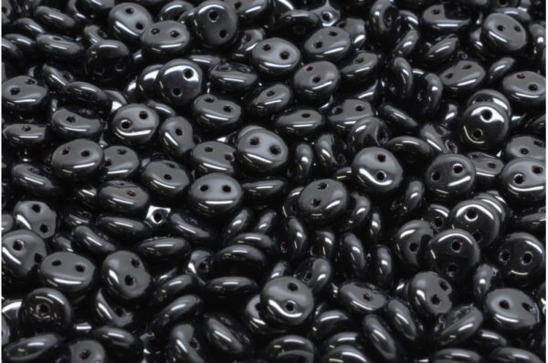 2 Hole Lentil Beads 6x6mm - Image 1