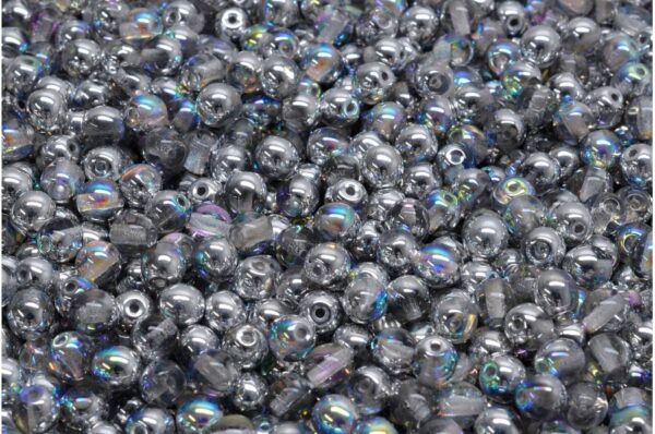 Round Druck Beads 4mm - Image 1