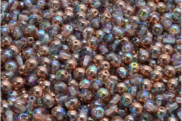 Round Druck Beads 4mm - Image 1