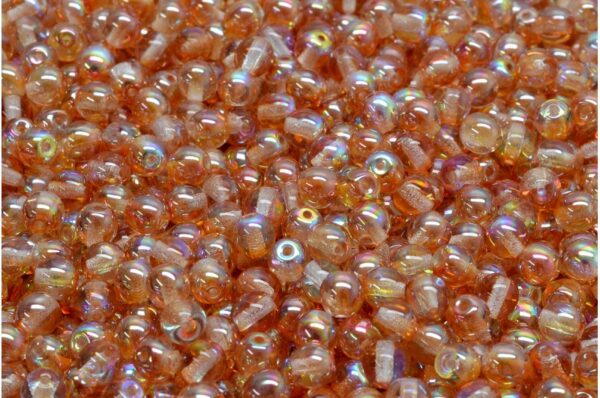 Round Druck Beads 4mm - Image 1