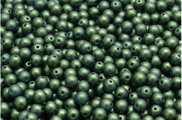 Round Druck Beads 4mm - Image 1