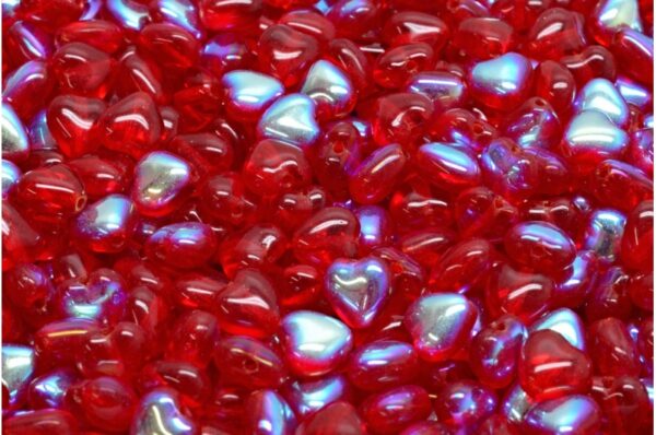 Heart Beads 6x6mm - Image 1