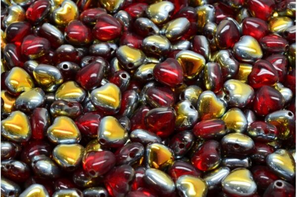 Heart Beads 6x6mm - Image 1