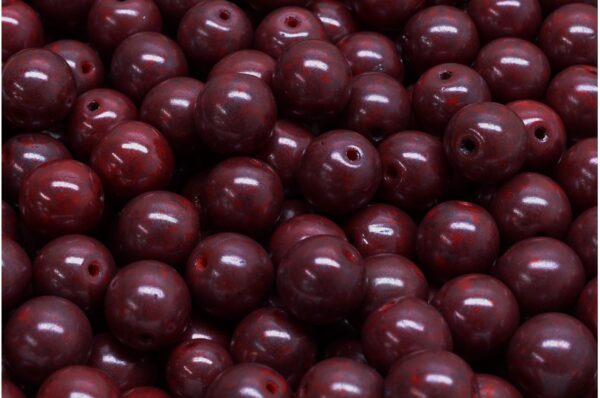 Round Druck Beads 8mm - Image 1