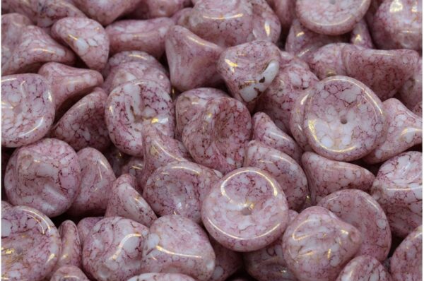 Daylily Flower Beads 10x8mm - Image 1