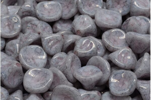 Daylily Flower Beads 10x8mm - Image 1