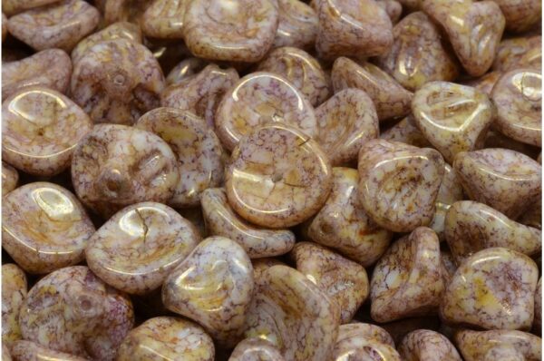 Daylily Flower Beads 10x8mm - Image 1