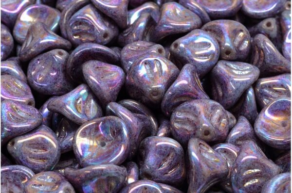 Daylily Flower Beads 10x8mm - Image 1