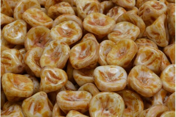 Daylily Flower Beads 10x8mm - Image 1