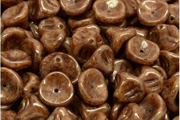 Daylily Flower Beads 10x8mm - Image 1