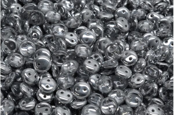 2 Hole Lentil Beads 6x6mm - Image 1
