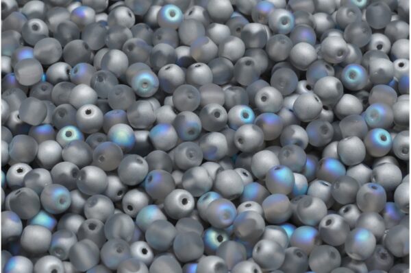 Round Druck Beads 4mm - Image 1