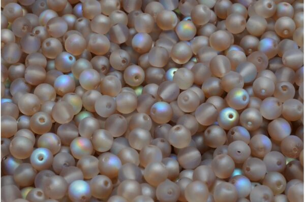 Round Druck Beads 4mm - Image 1