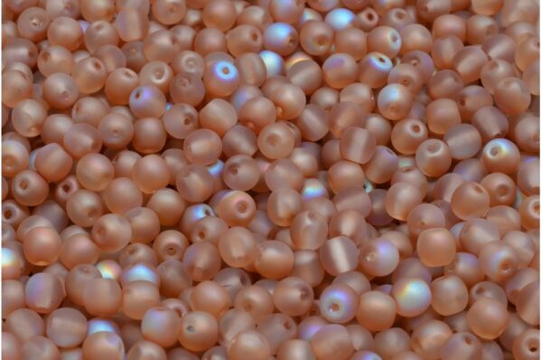 Round Druck Beads 4mm - Image 1