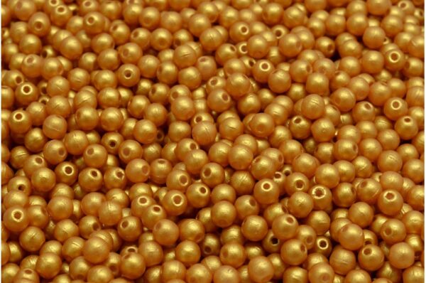 Round Druck Beads 3mm - Image 1