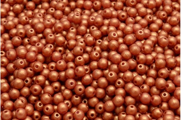 Round Druck Beads 3mm - Image 1