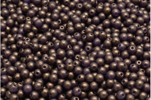 Round Druck Beads 3mm - Image 1