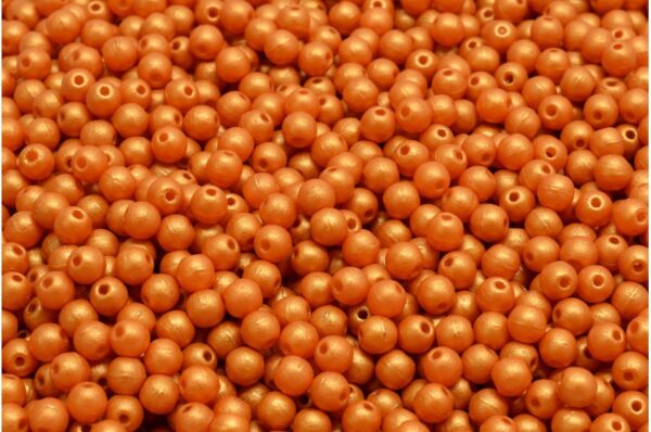 Round Druck Beads 3mm - Image 1