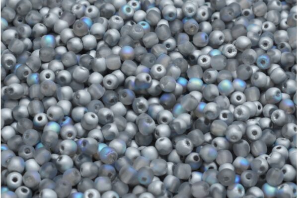 Round Druck Beads 3mm - Image 1