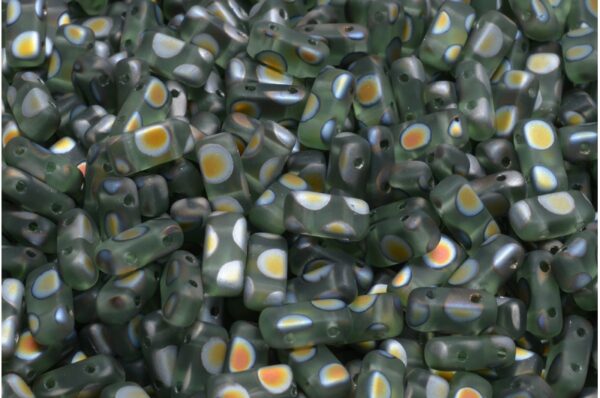 2 Hole Brick Beads 4x8mm - Image 1