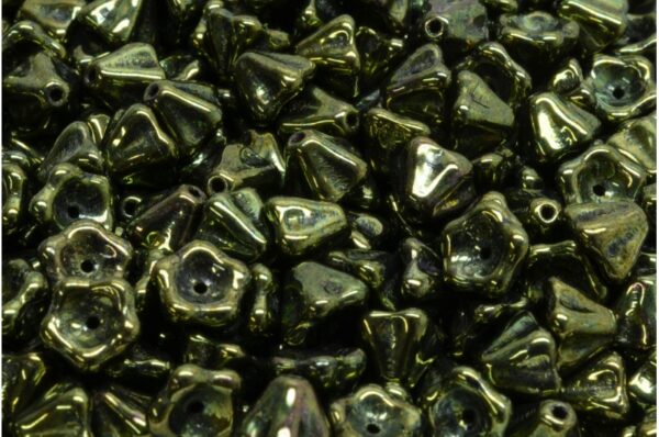 Bell Flower Beads 6x8mm - Image 1