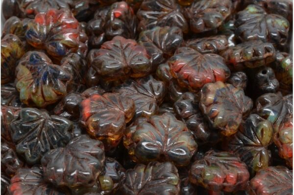 Maple Leaf Beads 13x11mm - Image 1