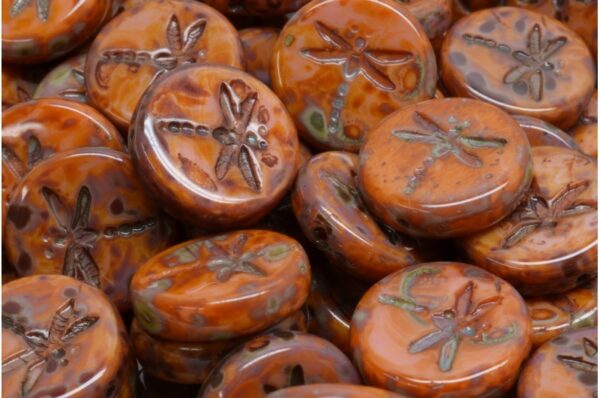 Dragonfly Beads 17x17mm - Image 1