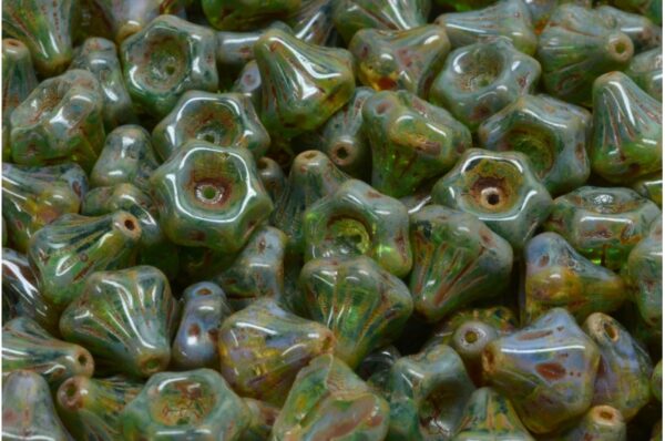 Flower Bell Beads 9x9mm - Image 1