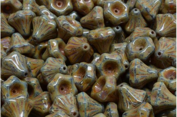 Flower Bell Beads 9x9mm - Image 1