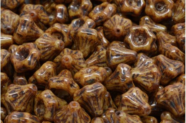 Flower Bell Beads 9x9mm - Image 1