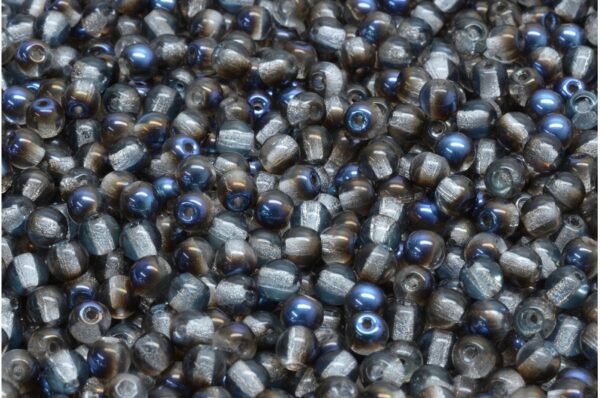 Round Druck Beads 4mm - Image 1