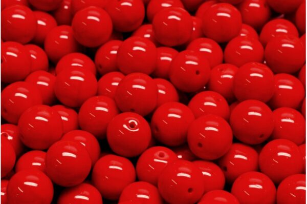 Round Druck Beads 8mm - Image 1