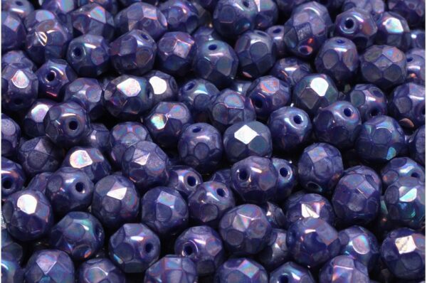 Firepolished Round Beads 6mm - Image 1