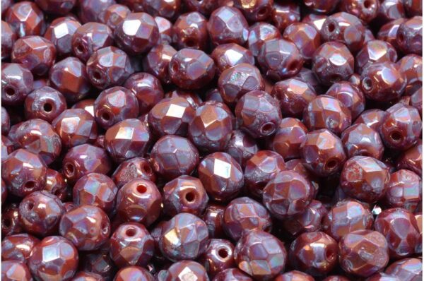 Firepolished Round Beads 6mm - Image 1