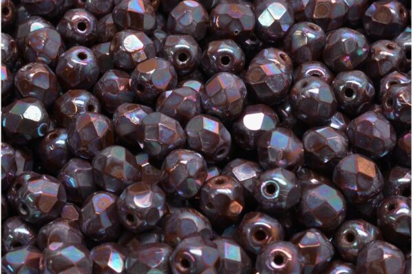 Firepolished Round Beads 6mm - Image 1