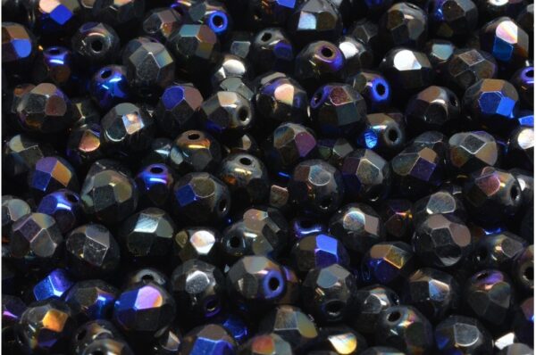 Firepolished Round Beads 6mm - Image 1