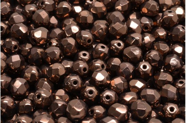 Firepolished Round Beads 6mm - Image 1