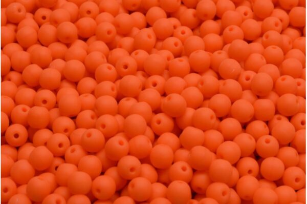 Round Druck Beads 4mm - Image 1