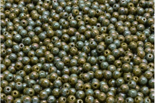 Round Druck Beads 3mm - Image 1