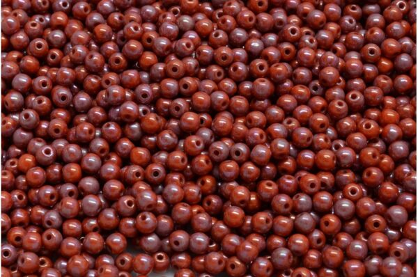 Round Druck Beads 3mm - Image 1