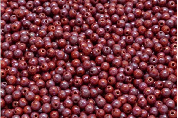 Round Druck Beads 3mm - Image 1