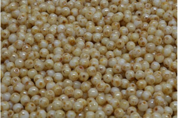 Round Druck Beads 3mm - Image 1