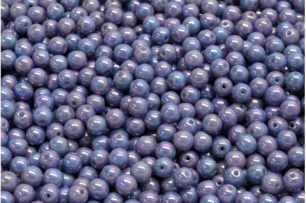 Round Druck Beads 4mm - Image 1