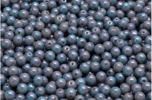 Round Druck Beads 4mm - Image 1