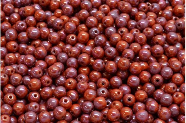 Round Druck Beads 4mm - Image 1