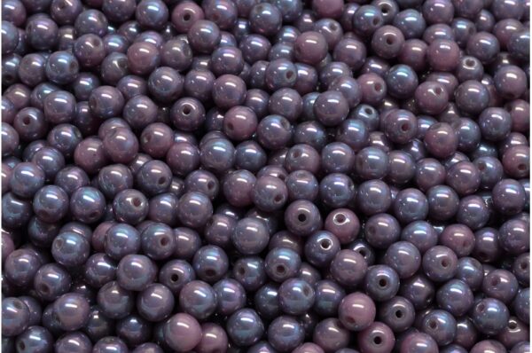 Round Druck Beads 4mm - Image 1