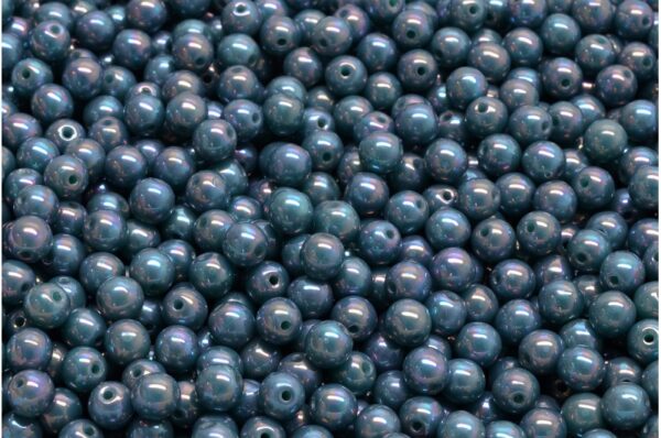 Round Druck Beads 4mm - Image 1