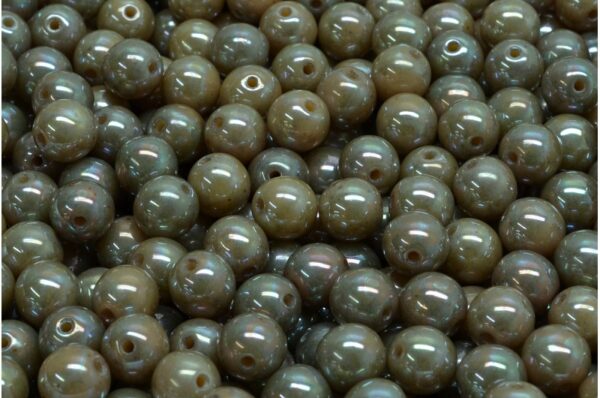 Round Druck Beads 6mm - Image 1