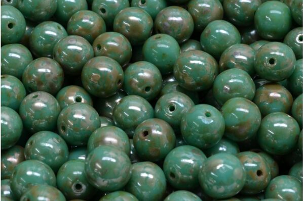Round Druck Beads 8mm - Image 1